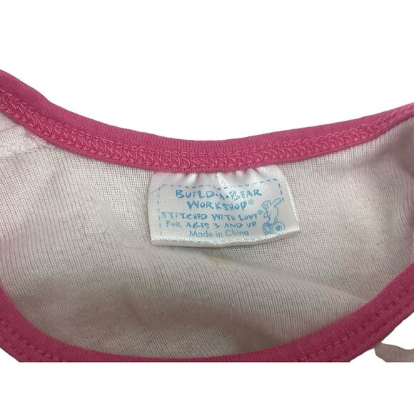 Build A Bear Hello Kitty Pajamas PJs Sanrio Cupcake Clothes Outfit Set Pnk & Wht - Picture 7 of 15